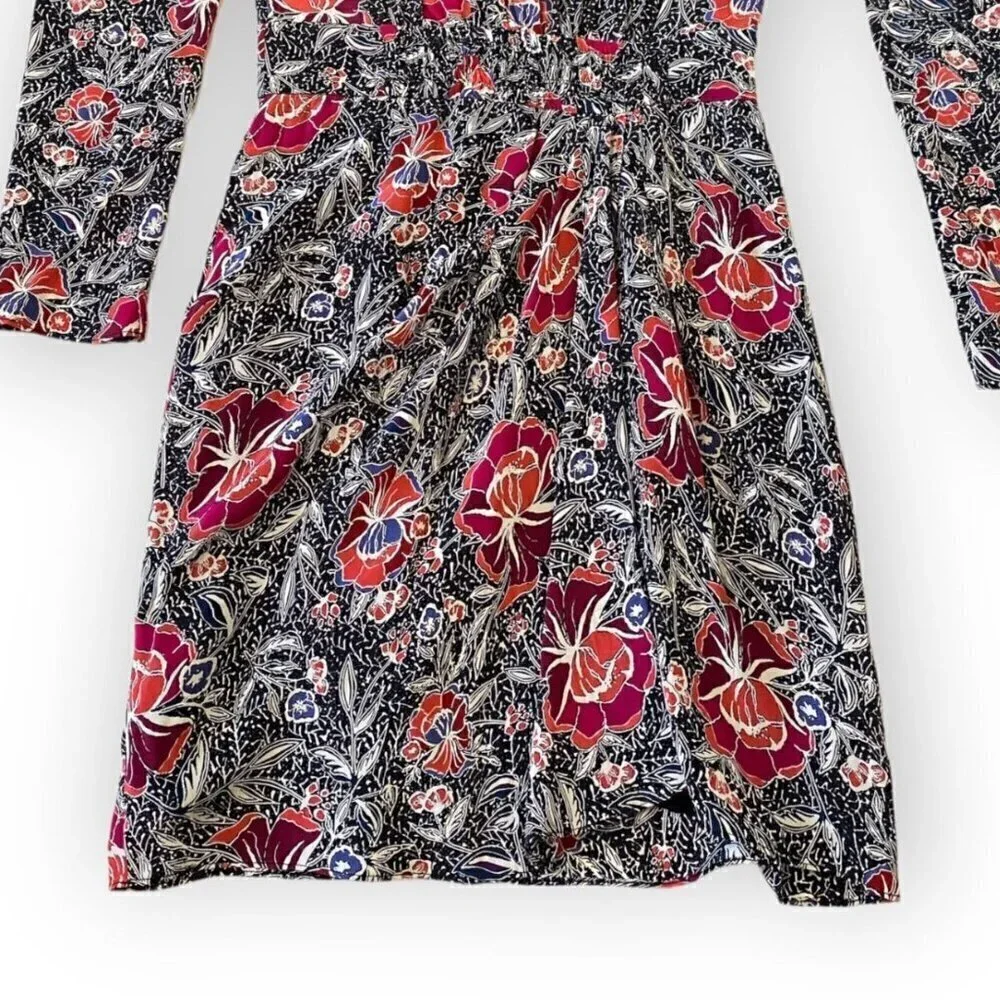 Isabel Marant Etolie Yoana Printed Silk Mini Dress, Size 34EU